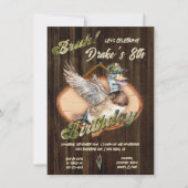 Duck Hunting Bruh Verjaardag Campout Kaart (Voorkant)