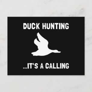 Duck Hunting Calling Briefkaart