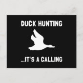 Duck Hunting Calling Briefkaart (Voorkant)