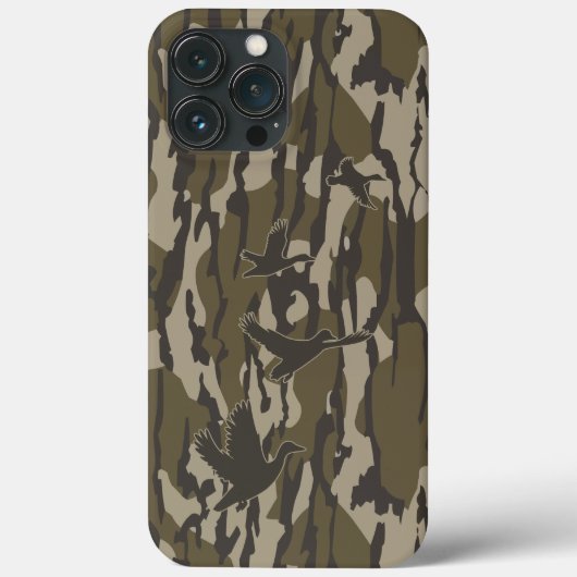 Duck Hunting Camo Ducks Bottomland Camo Case-Mate iPhone Case (Achterkant)