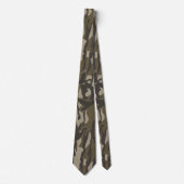 Duck Hunting Camo Ducks Bottomland Camo Stropdas (Voorkant)