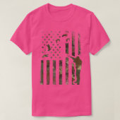 Duck Hunting Camo Men Camouflage Hunter Gift Ameri T-shirt (Design voorkant)