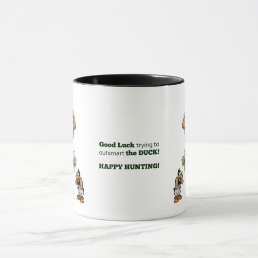 Duck Hunting Coffee Mok | Mlosse Mok | Qwiznibet (Midden)