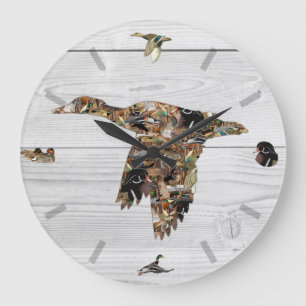 Duck Hunting Collage, Duck Hunter Grote Klok