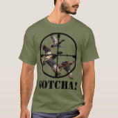Duck Hunting Crosshairs T-shirt (Voorkant)