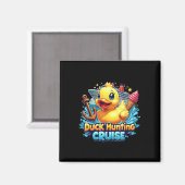 Duck Hunting Cruise Hunter Rubber Duckie Summer Bo Magneet (Voorkant / Achterkant)