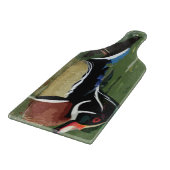 Duck Hunting Decor, Wood Duck Glass Snijplank (Hoek)