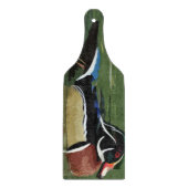 Duck Hunting Decor, Wood Duck Glass Snijplank (Voorkant)
