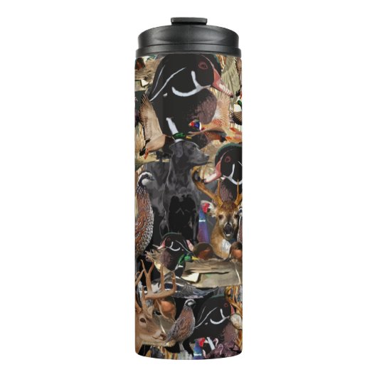 Duck Hunting, Deer Hunting, Camouflage Thermosbeker (Voorkant)