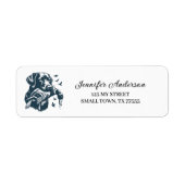 Duck Hunting Dog Address Label (Voorkant)
