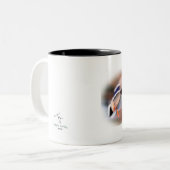 Duck Hunting drake mallard koffiebeker Tweekleurige Koffiemok (Voorkant links)