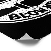 Duck Hunting Fun Blow Me Duck Call Hunter Poster (Hoek)