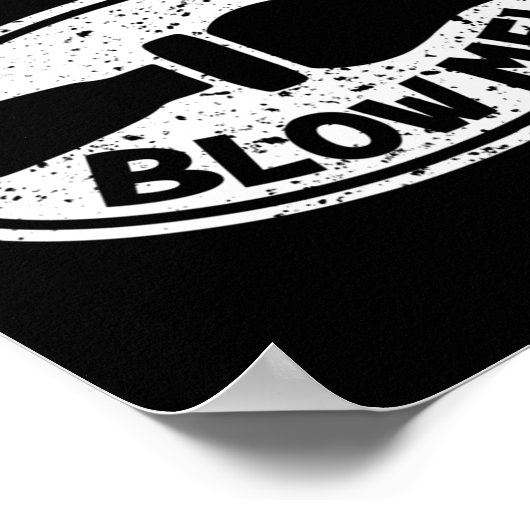 Duck Hunting Fun Blow Me Duck Call Hunter Poster (Hoek)