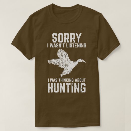 Duck Hunting Funny Gift for Duck Goose Hunters T-shirt (Design voorkant)