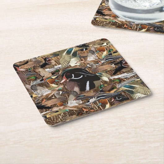 Duck Hunting Gifts, Duck Décor Onderzetter (Schuin)