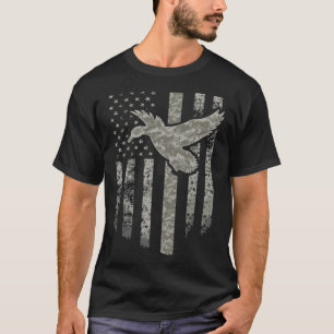 Duck Hunting Gray Camoue dierenvriend zwart lab T-shirt