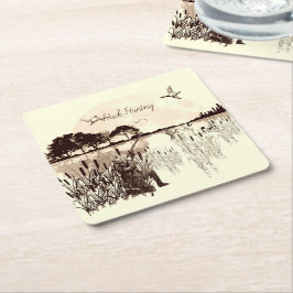 Duck Hunting Kartonnen Onderzetters