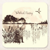 Duck Hunting Kartonnen Onderzetters (Voorkant)