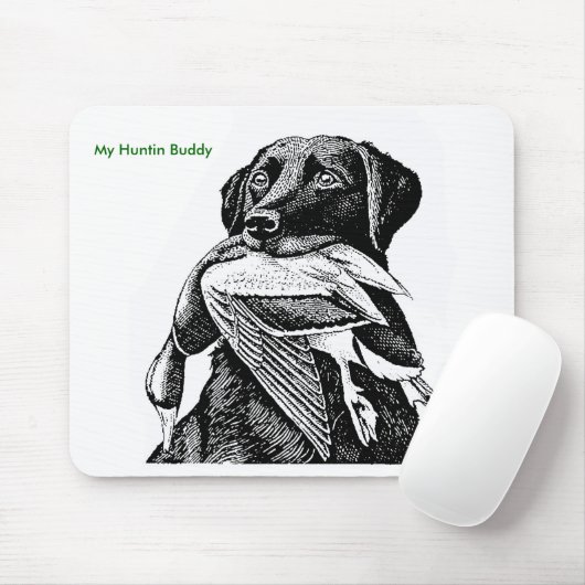 Duck Hunting Labrador Muismat (Met muis)
