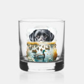 Duck Hunting Loyal Retriever Mallard Marsh Whisky Glas (Voorkant)
