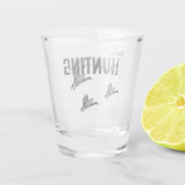 Duck Hunting Mallard Outdoor Sport Hobby Shot Glas (Achterkant)