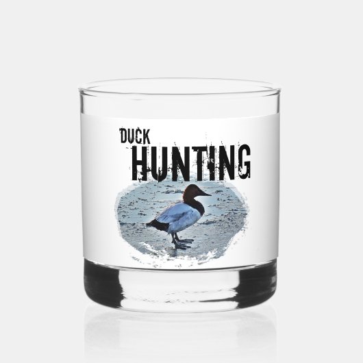 Duck Hunting Mallard Outdoors Sport Hobby Whisky Glas (Voorkant)