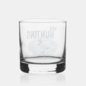 Duck Hunting Mallard Outdoors Sport Hobby Whisky Glas (Achterkant)