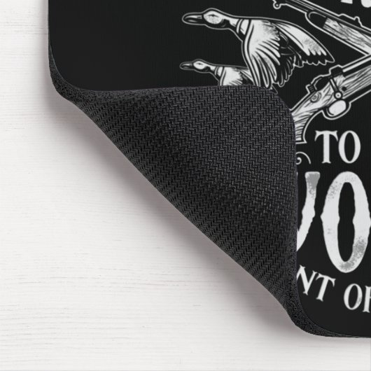 Duck Hunting Mannen Women Fun Hunter Friends Gifts Muismat (Hoek)