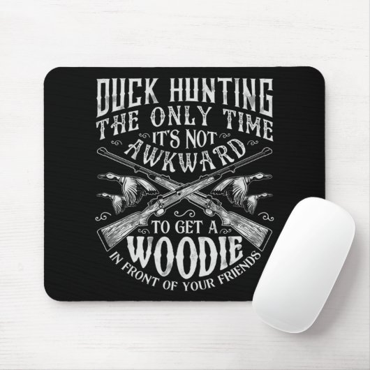 Duck Hunting Mannen Women Fun Hunter Friends Gifts Muismat (Met muis)