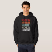 Duck Hunting Men with Duck Hunting Dog  1 Hoodie (Voorkant volledig)
