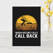 Duck Hunting Natuur Kaart (Gele Bloem)