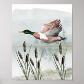 Duck Hunting Nursery Wall Art Poster (Voorkant)