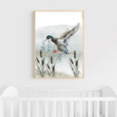 Duck Hunting Nursery Wall Art Poster