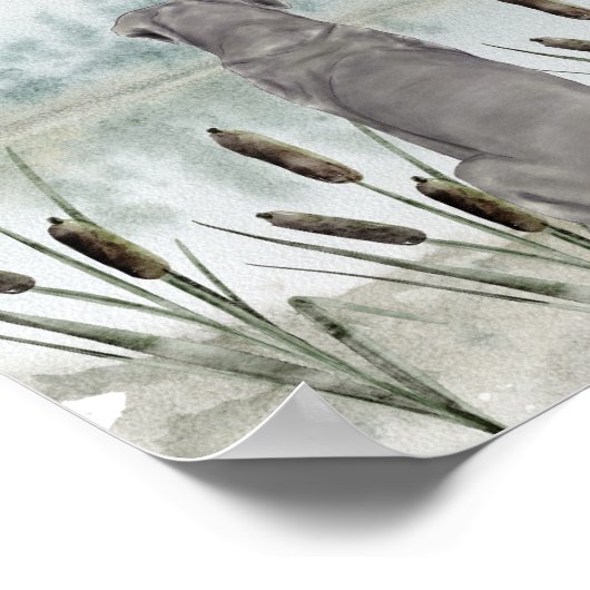 Duck Hunting Nursery Wall Art Poster (Hoek)