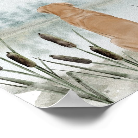 Duck Hunting Nursery Wall Art Poster (Hoek)