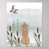 Duck Hunting Nursery Wall Art Poster (Voorkant)