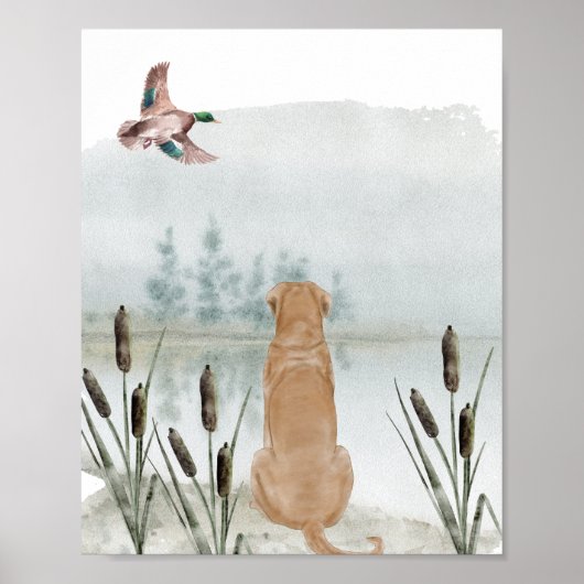 Duck Hunting Nursery Wall Art Poster (Voorkant)