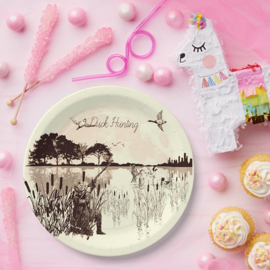 Duck Hunting Papieren Bordje (Feest)