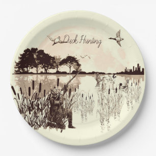 Duck Hunting Papieren Bordje