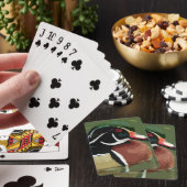 Duck Hunting Plays Cards, Wood Duck Pokerkaarten (Insitu)