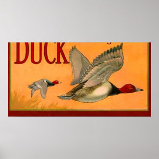 Duck Hunting Poster