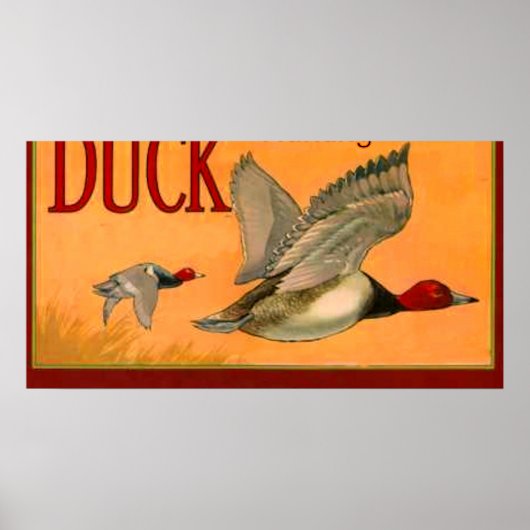 Duck Hunting Poster (Voorkant)
