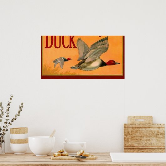Duck Hunting Poster (Keuken)