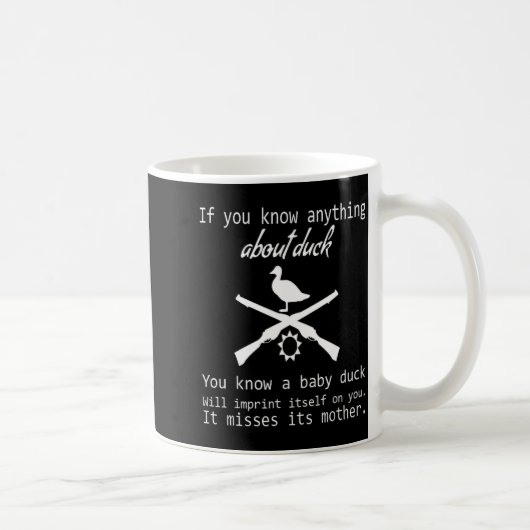 Duck Hunting Quote - Funny Hunter Gift Cute Hunt G Koffiemok (Rechts)