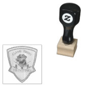 Duck Hunting Rubberstempel (Gestempeld)