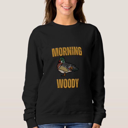 Duck Hunting Tshirt Morning Woody Funny Duck Hunti (Voorkant)