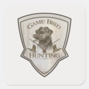 Duck Hunting Vierkante Sticker