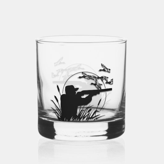 Duck Hunting Whisky Glas (Achterkant)