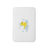 Duck in Blue Bubbles Badmat (Voorkant Verticaal)