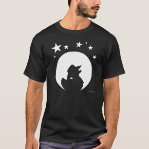 Duck in de maan t-shirt